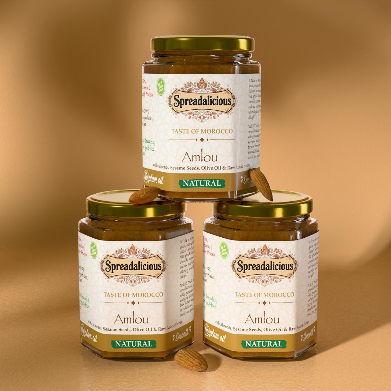 Golden Almond & Sesame Honey Delight